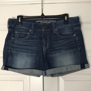 American Eagle Denim Midi Shorts